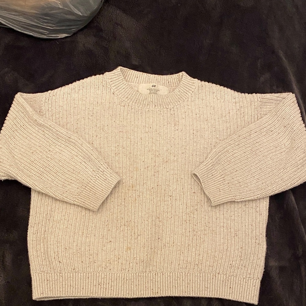 H&M Cream Knit Sweater